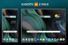 "Xiaomi Mi Z Fold". (Fuente de la imagen: LetsGoDigital)