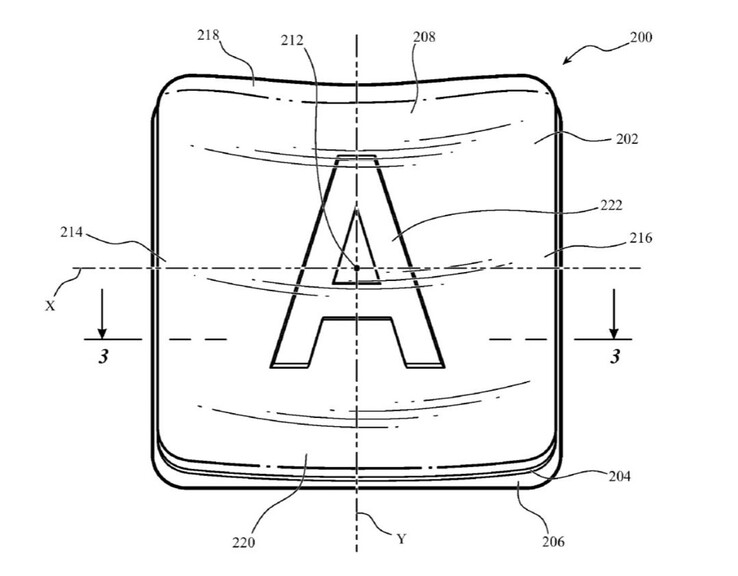 Una imagen de la patente de la tapa de cristal de Apple. (Imagen: USPTO)
