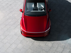 El nuevo Tesla Model Y en color Ultra Red. (Fuente de la imagen: Tesla)