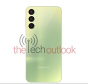 Galaxy A24 - verde claro. (Fuente de la imagen: Thetechoutlook)