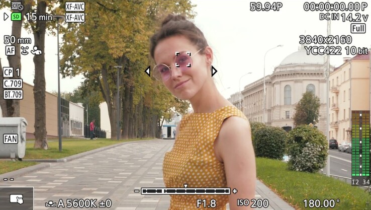 La EOS C80 utiliza la tecnología de autoenfoque Dual Pixel CMOS AF II con seguimiento del sujeto humano y animal mediante IA. (Fuente de la imagen: Canon)