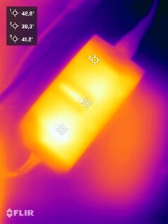 Fuente de alimentación durante la prueba de resistencia