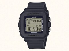 Los relojes Baby-G BGD-10KH de Casio (BGD-10KH-2C en la imagen) tienen una pantalla cuadrada. (Fuente de la imagen: Casio, editado)