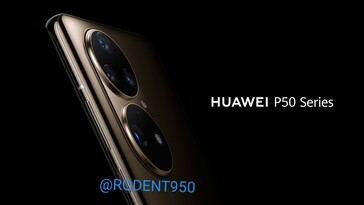 Salen a la luz nuevos renders del Huawei P50. (Fuente: Twitter)