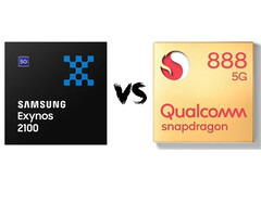 El Exynos 2100 es de media ligeramente más rápido que el Snapdragon 888. (Fuente de la imagen: GizmoChina)