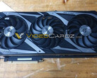 El ASUS ROG Strix GeForce RTX 3090 tiene un diseño de triple ventilador (Fuente de la imagen: Videocardz)