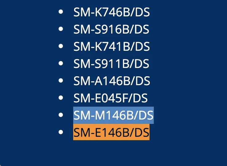 Los Galaxy "M14 5G" y "F14 5G" supuestamente buscan la aprobación para su venta en la India. (Fuente: MySmartPrice)