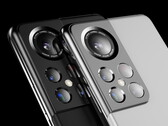 El Galaxy S22 Ultra tal y como lo imagina LetsGoDigital. (Fuente de la imagen: LetsGoDigital)