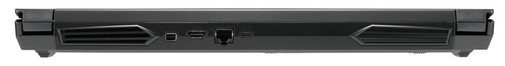 Parte trasera: Mini DisplayPort 1.4, HDMI 2.0, Gigabit Ethernet, USB 3.2 Gen 2 (Tipo-C; DisplayPort 1.4)