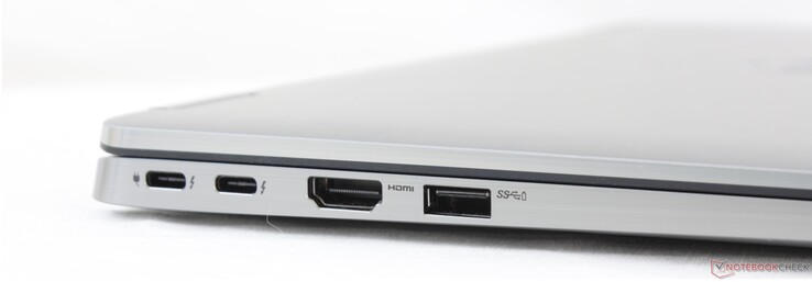Izquierda: 2x USB-C + Thunderbolt 3, HDMI 2.0, USB-A 3.2 Gen. 1