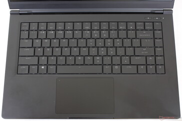 Todas las teclas son mecánicas ópticas aquí en contraste con el teclado en el Alienware x15 donde sus teclas de funciones no son