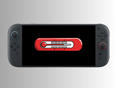 Nintendo Switch 2 con termómetro (Fuente de la imagen: Nintendo of America con modificaciones)