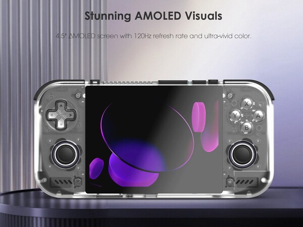 El Retroid Pocket Nova cuenta con una pantalla AMOLED de 120 Hz y formato 4:3.