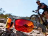 Gafas inteligentes VistaView de Rollme sobre una roca.