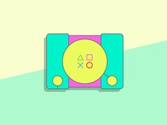 Una representación artística de la PlayStation original de Sony.