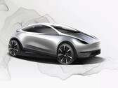 El teaser inicial del diseño de la plataforma del Modelo 2. (Fuente de la imagen: Tesla)