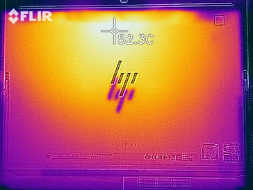 mapa de calor parte inferior (carga)