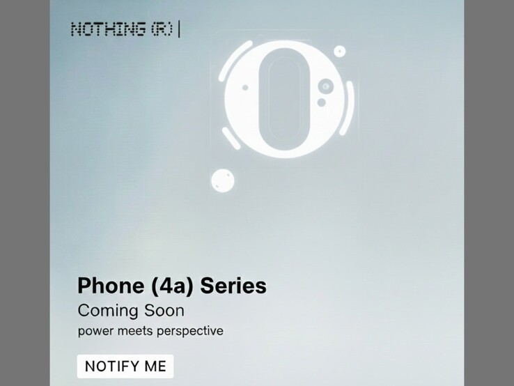 Imagen promocional de la serie Nothing Phone (4a) compartida por un filtrador.