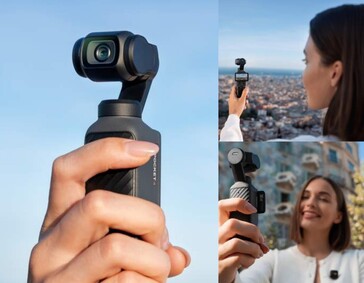 Imágenes de marketing del DJI Osmo Pocket 4 desde Barcelona.