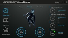 Centro de control Erazer