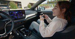 Jugando a PAC-MAN con un coche VW. (Fuente de la imagen: Volkswagen)