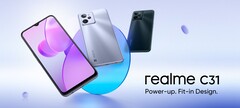 El Realme C31 tiene una pantalla de 6,5 pulgadas y una gran batería. (Fuente de la imagen: Realme)