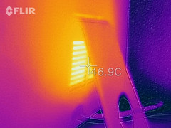 Temperaturas de superficie bajo carga