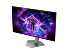 El nuevo Agon Pro AG276QKD2 de AOC (en la imagen) incluye 2 x HDMI 2.1 (DSC), 1 x DisplayPort 2.1, 2 x USB 3.2 Gen 1 Tipo-A, 1 x USB 3.2 Gen 1 Tipo-B (ascendente) y un puerto de salida de audio de 3,5 mm. Aquí no hay puerto USB-C. (Fuente de la imagen: Especificaciones de pantalla)