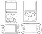 Ilustraciones de diferentes consolas retro de Anbernic
