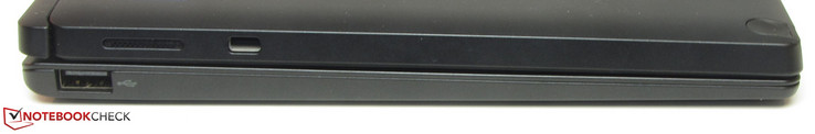 Izquierda - muelle: USB 2.0 (tipo A); izquierda - tableta: altavoz, bloqueo de cable