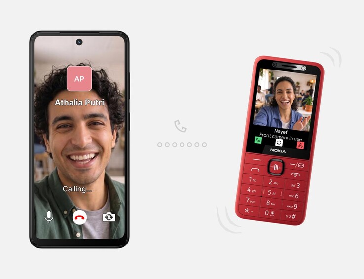 El HMD Nokia 215 4G, 2.ª edición, en color rojo