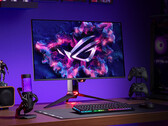 El ROG Swift OLED PG32UCDMR se parece muchísimo al PG32UCDM, este último en la imagen. (Fuente de la imagen: Asus)