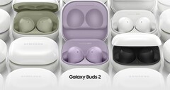 Los Galaxy Buds2. (Fuente: Samsung)