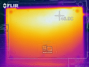 Mapa de calor bajo carga - abajo