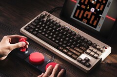 8BitDo incluye sus Dual Super Buttons y Super Stick con los pedidos de la Edición C64. (Fuente de la imagen: 8BitDo)