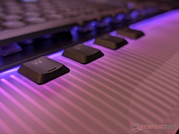 Teclas de PBT de perfil bajo.