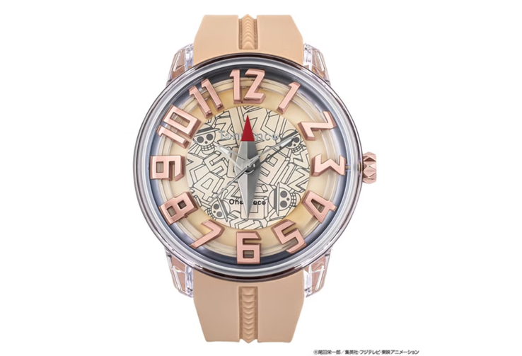 Reloj Tendence One Piece Log Pose TY023009-P con cristal abombado y aguja central móvil.