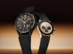 Los smartwatches TAG Heuer Connected Calibre E4 Golden Bright y Bright Black Edition. (Fuente de la imagen: TAG Heuer)