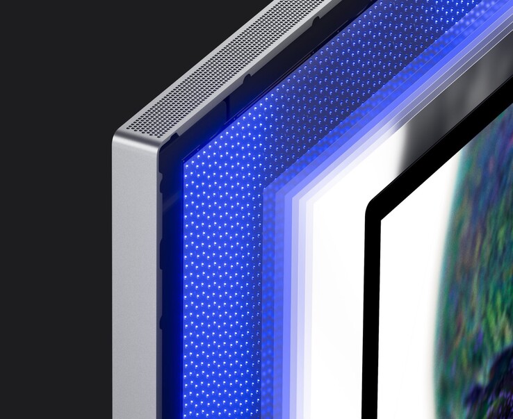 El Studio Display XDR utiliza una mini retroiluminación LED con 2.304 zonas de atenuación.