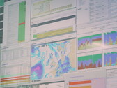 Pantalla con datos meteorológicos