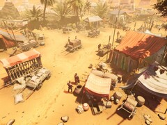 Una imagen en la que se ve un campamento militar en «Expeditions: Rome».