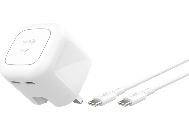 El cargador BoostCharge de 50 vatios de Belkin. (Fuente de la imagen: Belkin)