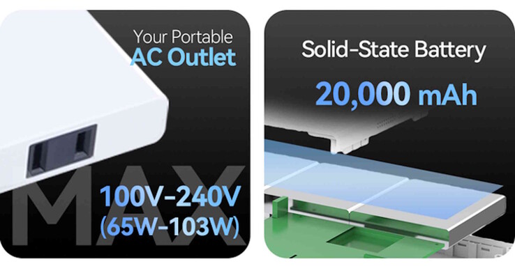 El Nomad N1 es un banco de energía delgado con toma de CA y batería de estado sólido (Fuente de la imagen: Nomad)