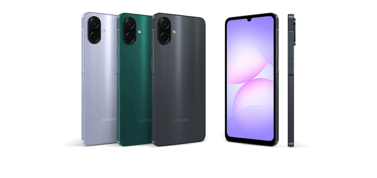 El Samsung Galaxy A07s en varios colores