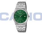 El Casio MTB145DC-3AV (en la imagen) tiene una esfera verde limpia pero viva. (Fuente de la imagen: Casio - editado)