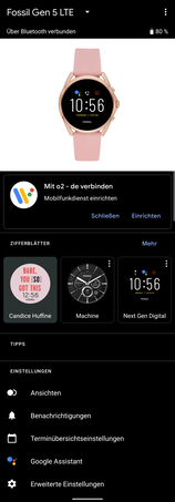 Configuración (aplicación Wear OS)