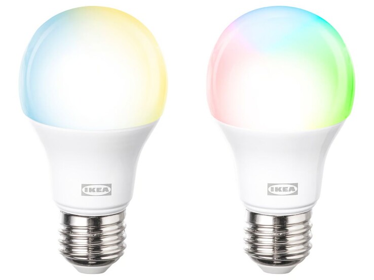 La bombilla LED IKEA Kajplats E26 smart globe/opal white 