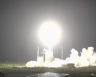 Imagen del cohete Falcon 9 en el lanzamiento (Fuente de la imagen: NASA; recortada)