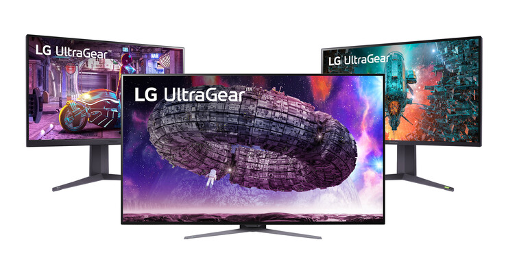 La nueva serie LG UltraGear junta. (Fuente de la imagen: LG)