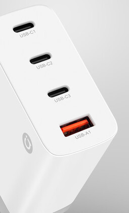 Configuración de los puertos del cargador Asus a bean de 100 W